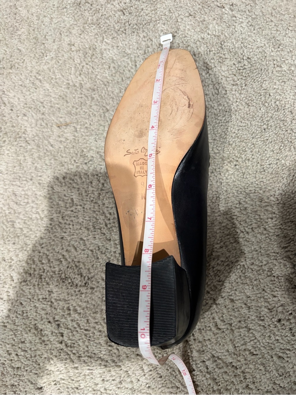 Sesto Meucci Black Italian Loafers, Buttery Soft Leather, Women’s Size 9 Narrow - Picture 9 of 11